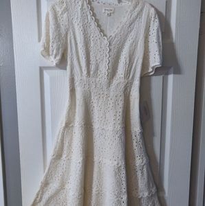 ✨SOLD✨Orange Creek eyelet dress